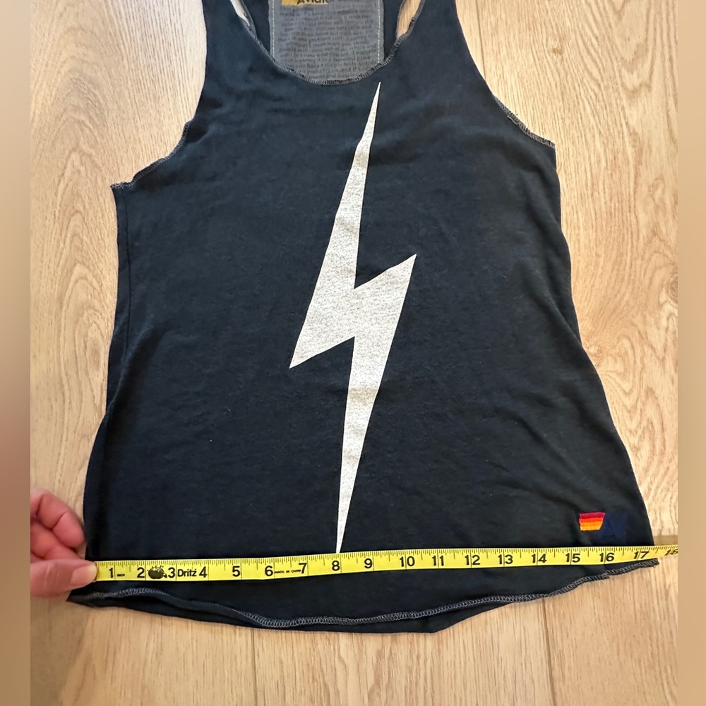 ⚡️Aviator Nation Tank Top⚡️👌🏼 Women’s Medium Excellent Condition Black 🖤🤍 - Picture 6 of 11